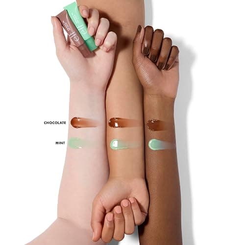e.l.f. Squeeze Me More Lip Balm Duo, Moisturizing Balm For A Sheer Tint Of Color, Made With Hyaluronic Acid, Vegan & Cruelty-Free, Mint & Chocolate thumbnail 3