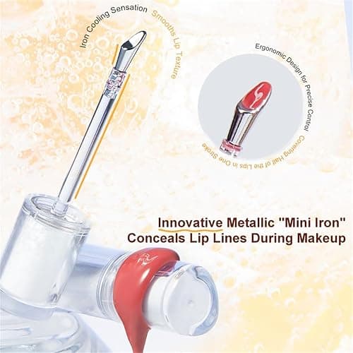 Ice Watery Lip Gloss - Iced Tea Mirror Jelly Light Glaze, Glasting Water Gloss, Tinted Hydrating Lip Gloss With Metal Applicator (#07) - #07 thumbnail 5