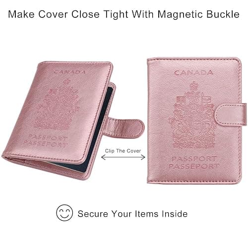 WALNEW RFID Blocking Passport Holder Travel Wallet Cover Case thumbnail 6