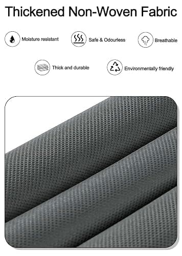 TAHAVICE 1 Pack Over The Door Organizer Storage, Hanging Organizer Closet with 5 Large Pockets 10 Mesh Pockets, 44 lbs Weight Capacity, Behind Door Storage for Nursery Bedroom Bathroom (Dark Grey) thumbnail 8