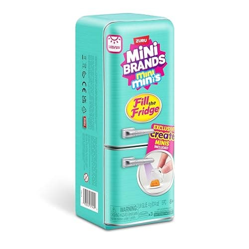 Mini Brands Fill The Fridge Playset w/UV Light by ZURU, Collectibles, DIY, Resin Play, Exclusive Recipe, NOT Edible, 8+ thumbnail 4