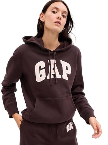 GAP Women's Logo Hoodie Hooded Pull-on Sweatshirt - Image 1