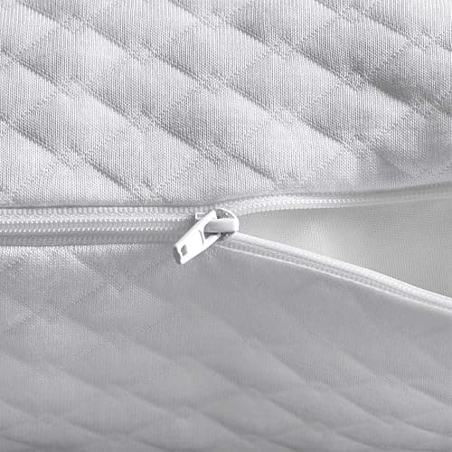 NTCOCO Shredded Memory Foam Bed Pillows for Sleeping Queen Size Set of 2,with Washable Removable Hypoallergenic Sleep Pillow for Back and Side Sleeper thumbnail 6