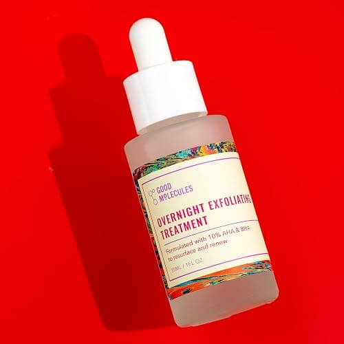 Good Molecules Overnight Exfoliating Treatment - Face Exfoliator with AHA & BHA Lightweight Formula - Pore Minimizer, Facial Skin Care with Glycolic & Salicylic Acid thumbnail 7