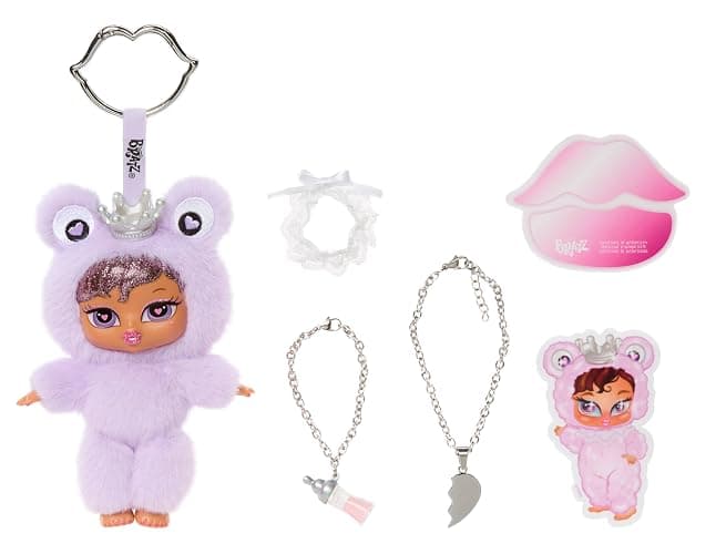 Bratz Bratziez Sweetheartz Plush Blind Box with Charm Clip and Accessory, Collectible Characters thumbnail 5