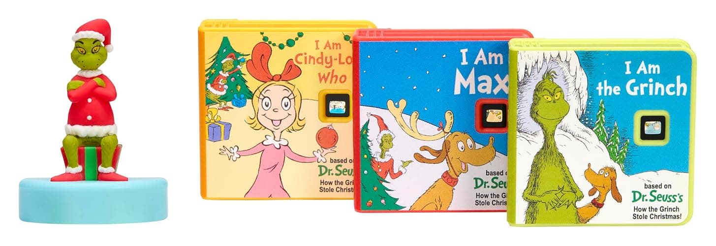 Little Tikes Story Dream Machine Dr. Seuss Grinch Collection, Storytime, Books, Audio Play Character, Gift and Toy for Toddlers and Kids Girls Boys Ages 3+ Years thumbnail 4