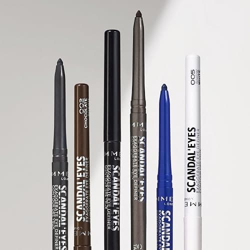 Rimmel London Scandaleyes Exaggerate Eye Definer, 001 Intense Black, 0.35g thumbnail 2