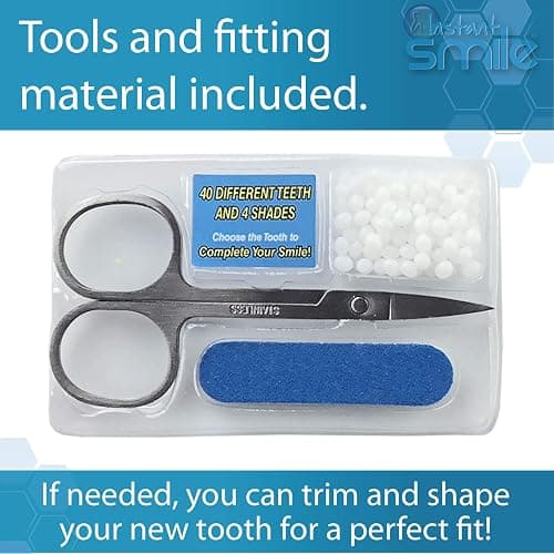 Instant Smile Complete Your Smile Temporary Tooth Replacement Kit - Replace a Missing Tooth in Minutes - Patented | Replace a Missing Tooth in Minutes, Patented thumbnail 4