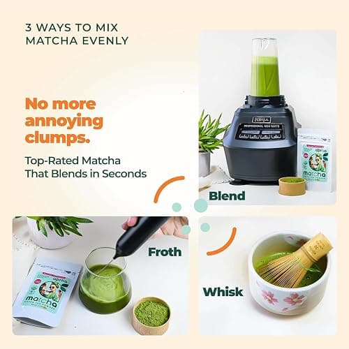 AprikaLife Matcha Powder from Japan, USDA and JAS Organic Matcha Green Tea Powder, No Sugar Added, Perfect for Matcha Latte, Japanese Green Tea - Premium Cafe Grade - 1 oz/ 30g thumbnail 7