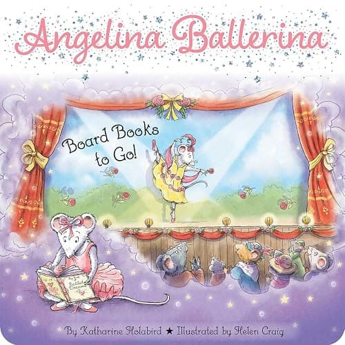 Angelina Ballerina Board Books to Go! (Boxed Set): Center Stage; Big Dreams!; Angelina Ballerina by the Sea: 3 - Image 1