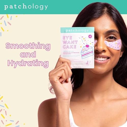 Patchology Eye Want Cake Hydrating & Smoothing Eye Patches – Under Eye Masks for Puffy Eyes, Dark Circles, and Fine Lines – Birthday Cake Inspired Self-Care Essentials, 5-Pack thumbnail 3