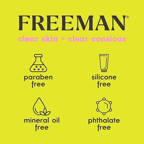 Freeman Anti-Stress Clay Mask, Dead Sea Mineral Face Mask, Lavender & Sea Salt Balance & Calm Skin, Unclog Pores, Facial Mask For All Skin Types, No Harsh Chemicals, 6 fl. oz./175 ml Tube, 1 Count - 6 Ounce (Pack of 1) - Anti-Stress Dead Sea Minerals thumbnail 9