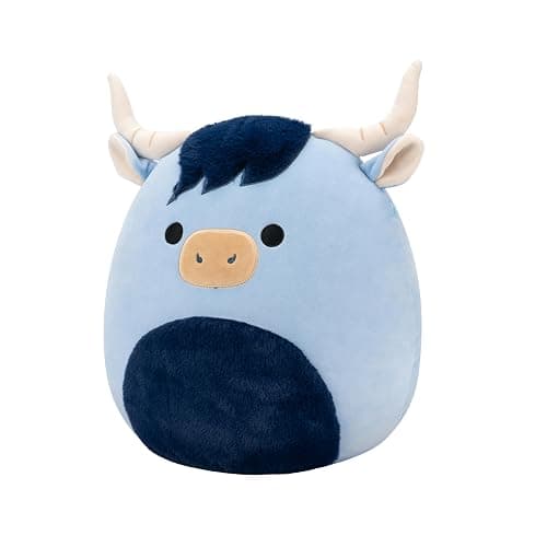 Squishmallows Original 14in Toro The Blue Highland Cow – Official Jazwares Plush (Large) thumbnail 4