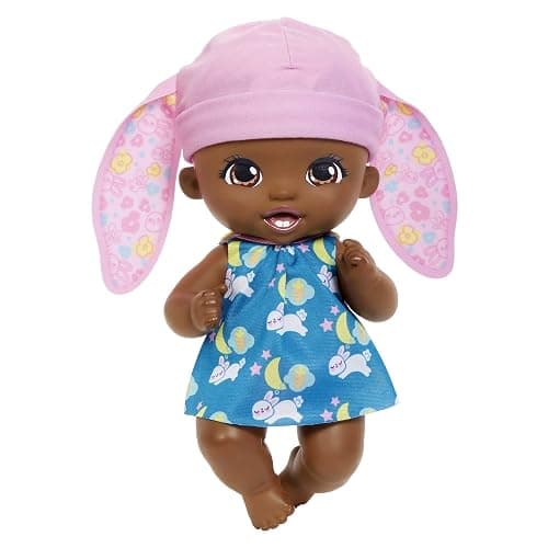 My Garden Baby Brush & Smile Little Bunny Baby Doll (12-in) with 3 Accessories and 2-in-1 Reversible Outfit, Blue Hat, Great Gift for Kids Ages 2Y+​ thumbnail 6