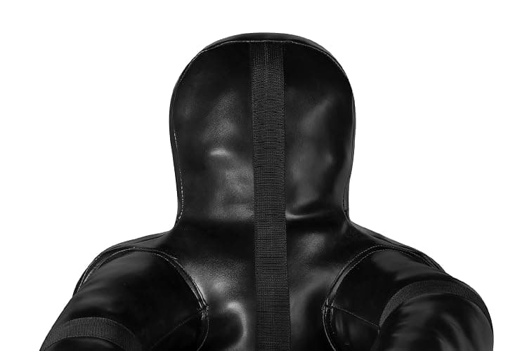 Shelly MMA Grappling Dummy for Adult BJJ Judo Wrestling Standing Position Brazilian JIU Jitsu MMA Sparring Self Defense Training MMA Dummy – UNFILLED - 170CM - Black thumbnail 6