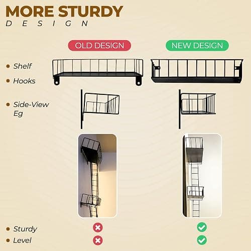 VERSATILE KAS Fire Escape Shelf Fire Escape Wall Shelf Trinket Shelf Display Action Figure Figure Display Shelf Superhero Display Floating Staircase New York Wall Ladder Firescape (3-Tier) thumbnail 4