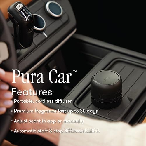 Capri Blue Volcano Pura Car Pro Diffuser Set - Includes Pura Car Pro Diffuser and Capri Blue Volcano Air Freshener Refills - Scented with Notes of Tropical Fruits & Sugared Citrus thumbnail 5
