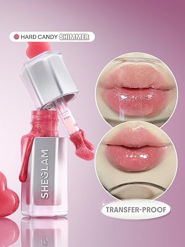 SHEGLAM Glass Lock Air Gloss High Shine Finish Moisturizing Lip Gloss-Hard Candy thumbnail 2