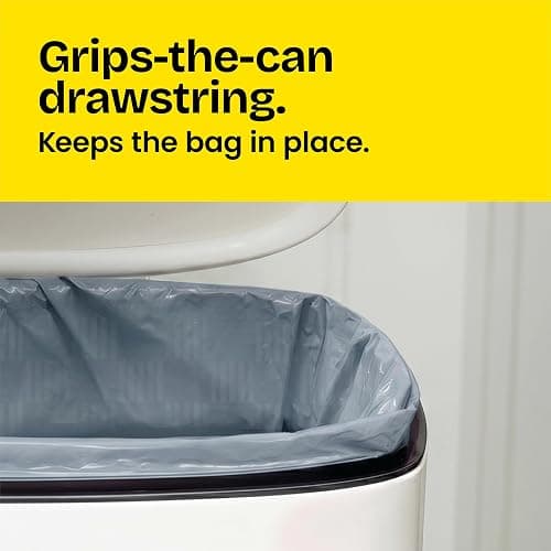 Glad ForceFlex Tall Kitchen Trash Bags, 13 Gallon, Fresh Clean, 140 Count (Package May Vary) thumbnail 7