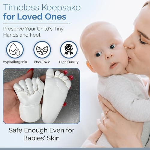 Moulding Memories 3D DIY Hand Casting Kit for Couples, Babies, Kids & Adults with Plaster, Alginate, Paint & Brush, Keepsake Couples Gift for Boyfriend Girlfriend Wife Husband Anniversary & Weddings thumbnail 5