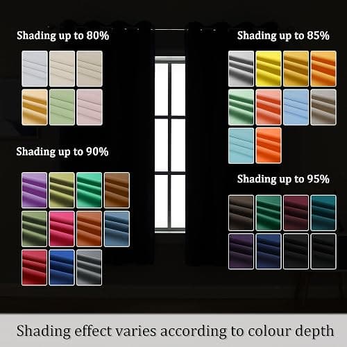 DUALIFE 90 Inch Curtains Cream Beige, Vertical Window Drapes for Bedroom, 60 Inch Wide Room Darkening Curtains for Living Room,Grommet Top 60x90 Inches Long, 2 Panels thumbnail 7