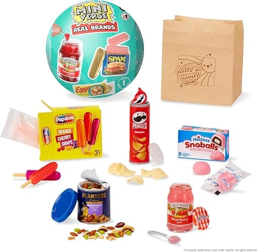 MGA's Miniverse Real Brands, Mini Collectibles - Mystery Blind Packaging, Food Brands, Replica Food, NOT Edible, Collectors, Gift, 8+ - Image 1