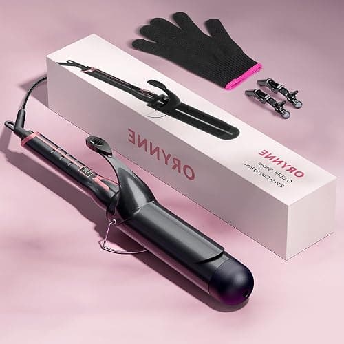 ORYNNE Curling Iron 2 Inch, 2 inch Curling Irons Ceramic Barrel with Argan Oil Infused, Large Barrel Curling Iron for Long Hair, 14 Heat Settings thumbnail 6
