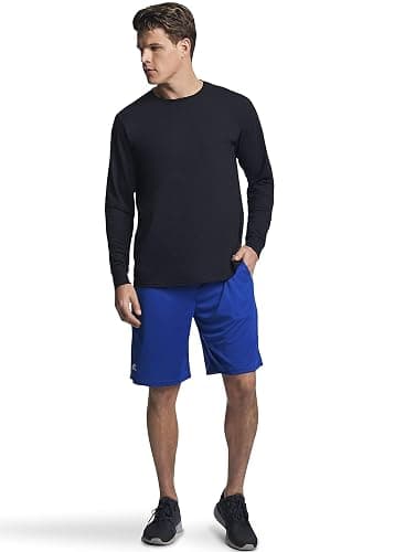 Russell Athletic Men's Dri-Power Long Sleeve Tees, Moisture Wicking, Odor Protection, UPF 30+ thumbnail 5