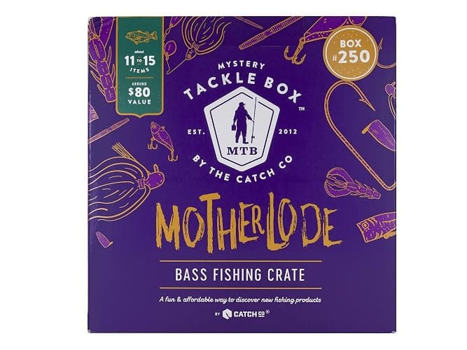 Catch Co Mystery Tackle Box Freshwater Largemouth and Smallmouth Bass Lures Fishing Kit - Image 1