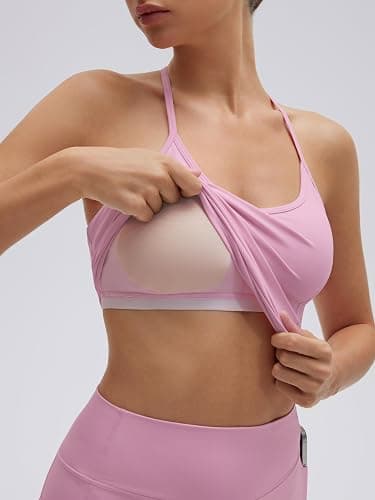 SUUKSESS Women Sexy Workout Sets Padded Sports Bra High Waisted Shorts Outfits thumbnail 4