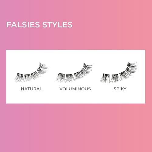 KISS imPRESS Press-On Falsies Eyelash Clusters Kit, Voluminous, Black, No Glue Needed, Fuss Free, Invisible Band, Natural, 24 Hours, No Damage, No Sticky Residue, Gorgeous, Quick & Easy | 20 Clusters thumbnail 5