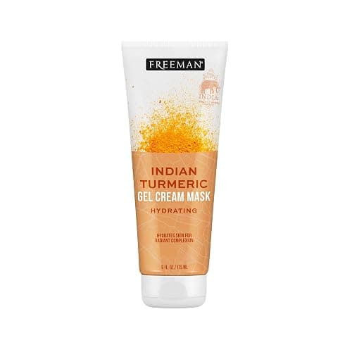 Freeman Exotic Blends Hydrating Indian Turmeric Gel Cream Facial Mask, 6 fl.oz./175 mL Tube - Image 1