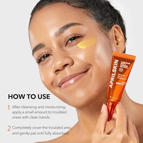 APRILSKIN Carrotene IPMP™ Clearing Solution || Quickly soothes troubled areas and helps clear blemishes | Formulated with BHA, AHA, Niacinamide & Zinc Oxide | Vegan, Cruelty-Free (0.67fl.oz.) thumbnail 8