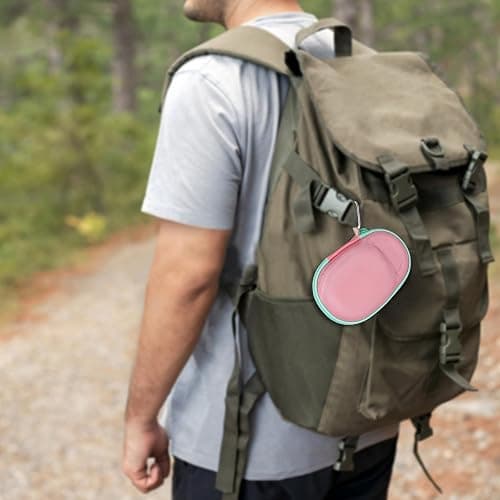 co2CREA Hard Carrying Case Replacement for JBL Clip 5 Waterproof Portable Mini Speaker (Pink Case) thumbnail 8