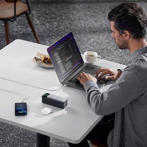 Anker 737 Power Bank, 24,000mAh 3-Port Laptop Portable Charger with 140W Fast Charging, Smart Display, Compatible with iPhone 17/16/15/14 Series, Vision Pro, Samsung, MacBook, and More thumbnail 2