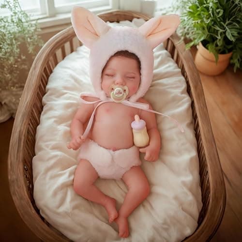 BABESIDE Miniature Reborn Baby Dolls Silicone Full Body - 6-Inch Soft Body Mini Realistic-Newborn Baby Dolls with Real Life Tiny Baby Doll with Gifts Box for Kids 12+ thumbnail 6