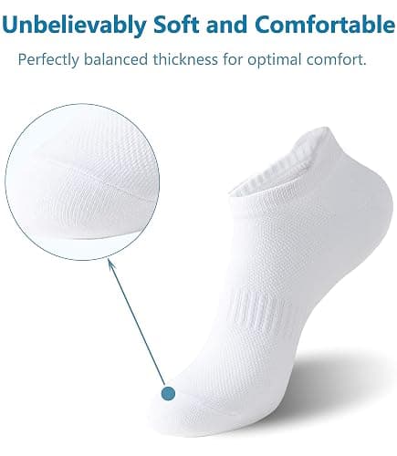 Irisbear Women's Ankle Socks - 6 Pairs Low Cut Tab & No Show Athletics Sports Running thumbnail 6