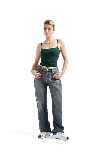 SUUKSESS Women Sexy Square Neck Tank Top Summer Y2K Going Out Basic Cami Shirt thumbnail 5