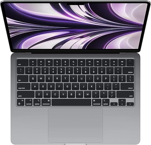 Apple 2022 MacBook Air with Apple M2 Chip, 13-inch, 8GB RAM, 256GB SSD Storage - Space Gray (Renewed) thumbnail 2