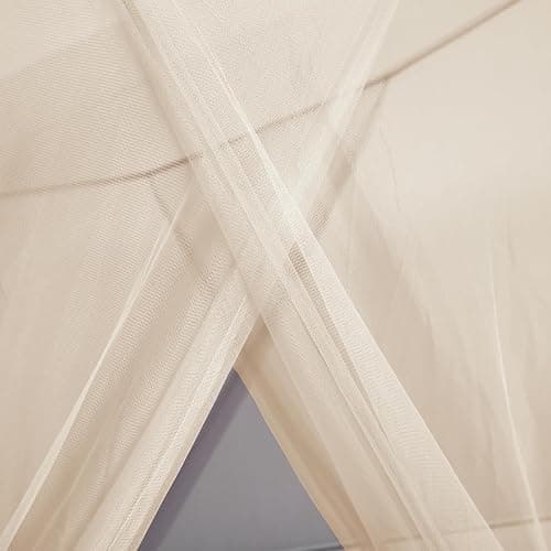 Mengersi Mosquito Net for Bed Canopy,Four Corner Post Canopy Bed Curtains for Full/Queen/King Size Bed,Bed Curtains for Patio Indoor Outdoor Net thumbnail 5