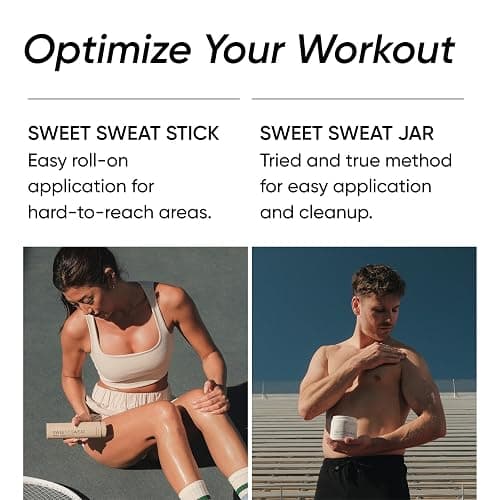 Sports Research Sweet Sweat Workout Enhancer Gel to Maximize Your Exercise & Sweat Faster - 6.4oz Stick thumbnail 6