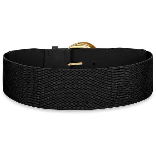 Women Wide Elastic Waist Belt for Dresses Fashion Thick Stretchy Belt for Trendy thumbnail 5