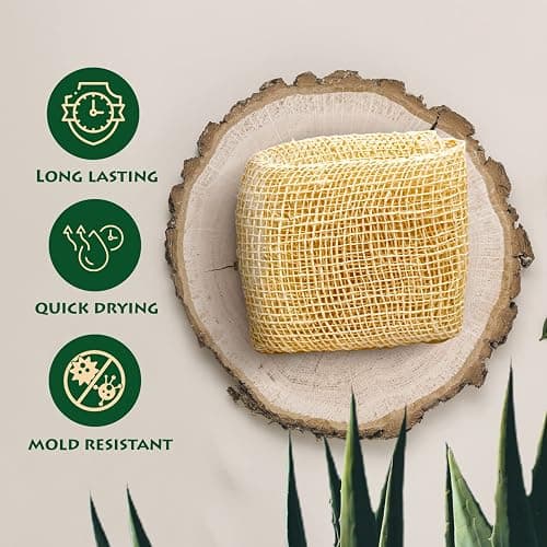 Ayate Washcloth, Face & Body Exfoliating Wash Cloth for Shower, Body Loofah Alternative, Scrub Towel, Resists Mold, Made from Agave Fiber thumbnail 7