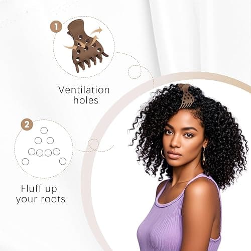 Foaryoer Root Lifting Hair Clips for Volume Curly Hair Clips Volume Root Clips No Crease Hair Root Lifting Clips for Bouncy Curls thumbnail 3