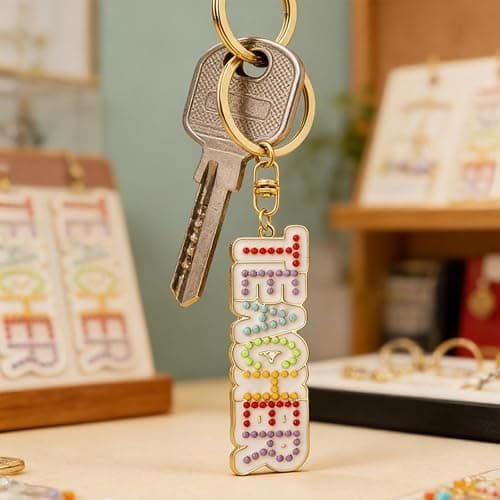 ONLYJUMP Teacher Keychain for Women Rainbow Pencil Book Trendy Crystal Keychain Teachers Appreciation Gifts for Professors thumbnail 3