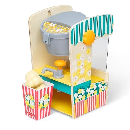 Melissa & Doug Fun at The Fair! Wooden Popcorn Popping Play Food Set - FSC Certified thumbnail 5