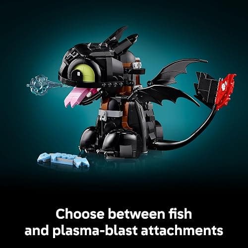 LEGO Icons How to Train Your Dragon: Toothless Building Set for Adults, Ages 18+ - Room Decor for Office, Bedroom, or Book Shelf - Collectible for Movie Fans - Gift Idea for Birthdays - 10375 thumbnail 6