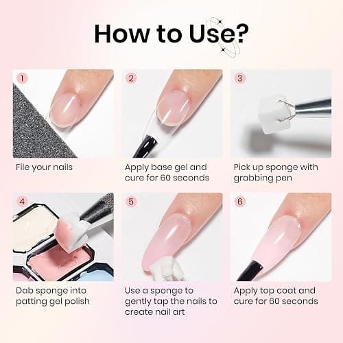 SUPWEE Patting Gel Polish Kit 12 Colors Pastel Ombre Gel Polish for Nails | Patting Gels Long-lasting, No-wipe Soak of UV Pat Gels Polishs Palette Easily Create Unique Nails Art Home DIY thumbnail 7