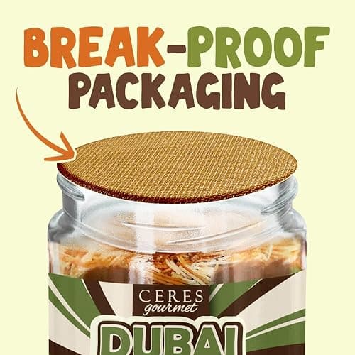Dubai Chocolate Spread – 6.35 oz Jar with Pistachio, Kataifi & Gourmet Dubai Chocolate Filling for Pancakes, Breakfast, Snacks, and Desserts thumbnail 5