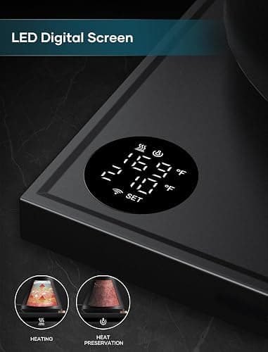 INTASTING Gooseneck Electric Kettle with 1℉ Temperature Control, 0.9 Liter | Fast Heating, Stainless Steel Interior, for Pour Over Coffee, Tea & Boiling Water, Keep Warm, Auto Shut-Off, Matte Black thumbnail 6